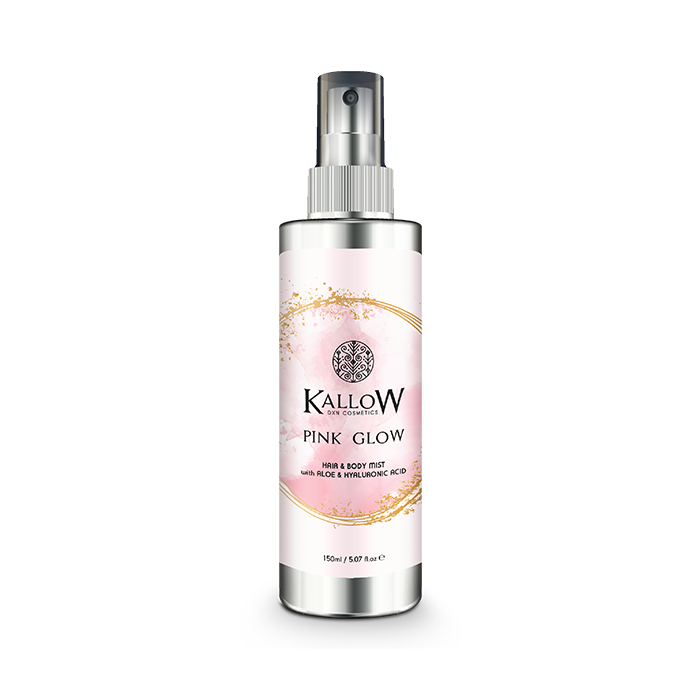 Pink Glow Hair & Body Mist with Aloe & Hyaluronic Acid
